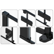 Душова кабіна REA FARGO BLACK 90X90