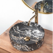 Умивальник (раковина) REA SAMI MARBLE APOGEO MAT накладний