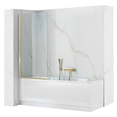 Шторка для ванни Rea Elegant 80 Золото REA-W5601 Шторка для ванни Rea Elegant 80 Золото REA-W5601