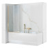 Шторка для ванни Rea Elegant 80 Золото REA-W5601 Шторка для ванни Rea Elegant 80 Золото REA-W5601