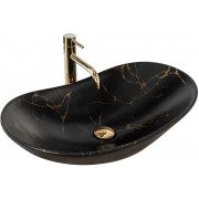Умивальник Rea Royal 60 Black Marble MAT REA-U7478