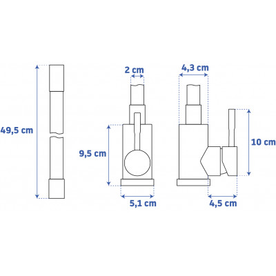Кухонний змішувач Rea Clever Чорний / Золото REA-B5219 Кухонний змішувач Rea Clever Чорний / Золото REA-B5219
