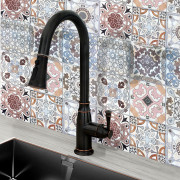 Кухонний змішувач високий Rea Deco Old Чорний REA-B0182