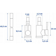 Кухонний змішувач Rea Clever REA-B5698