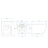 Унітаз Rea Hary Rimless REA-C6578 Унітаз Rea Hary Rimless REA-C6578