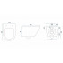 Унітаз Rea Carlo Mini Rimless Flat Чорний МАТ REA-C8489 Унітаз Rea Carlo Mini Rimless Flat Чорний МАТ REA-C8489
