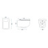 Унітаз Rea Матео Rimless REA-C1258 Унітаз Rea Матео Rimless REA-C1258