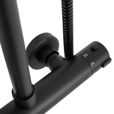 Душовий гарнітур Rea BLISS Чорний REA-P8804 Душовий гарнітур Rea BLISS Чорний REA-P8804