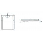 Душевий піддон Rea GRAND 90x120Х3,5c Чорний REA-K4594
