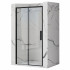 Душова дверка Rea Rapid Slide 100 Чорний МАТ REA-K6400 Душова дверка Rea Rapid Slide 100 Чорний МАТ REA-K6400