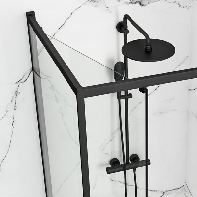 Душова кабіна Rea Space In Black 90x90 REA-K8881 Душова кабіна Rea Space In Black 90x90 REA-K8881