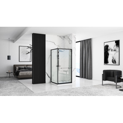 Душова кабіна Rea Space In Black 90x90 REA-K8881 Душова кабіна Rea Space In Black 90x90 REA-K8881