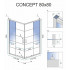 Душова кабіна Rea Concept 80x80 Чорний REA-K5479 Душова кабіна Rea Concept 80x80 Чорний REA-K5479