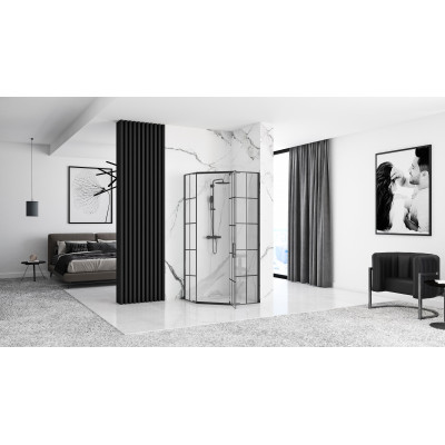 Душова кабіна Rea HEX Black 90x90 REA-K8979 Душова кабіна Rea HEX Black 90x90 REA-K8979