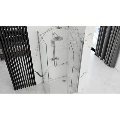 Душова кабіна Rea Easy Clean MADOX 80x100 Хром REA-K4512 Душова кабіна Rea Easy Clean MADOX 80x100 Хром REA-K4512
