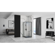 Душова кабіна Rea PUNTO 80x80 Чорний REA-K4800