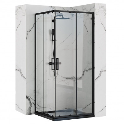Душова кабіна Rea PUNTO 80x80 Чорний REA-K4800 Душова кабіна Rea PUNTO 80x80 Чорний REA-K4800