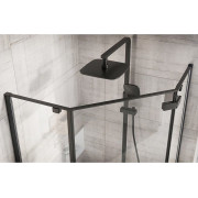 Душова кабіна Rea DIAMOND Чорний МАТ 90x90 REA-K5622