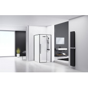 Душова кабіна Rea SOLAR 90x90 Чорний REA-K6412