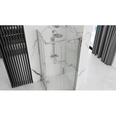 Душова кабіна Rea PUNTO 80x100 Хром REA-K1889 Душова кабіна Rea PUNTO 80x100 Хром REA-K1889