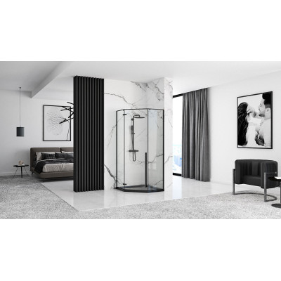 Душова кабіна Rea Diamond 100x100 Хром REA-K5623 Душова кабіна Rea Diamond 100x100 Хром REA-K5623