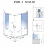 Душова Кабіна Rea Punto Black 80x100 REA-K4806 Душова Кабіна Rea Punto Black 80x100 REA-K4806