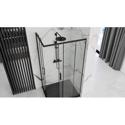 Душова Кабіна Rea Punto Black 80x100 REA-K4806 Душова Кабіна Rea Punto Black 80x100 REA-K4806