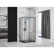 Душова Кабіна Rea Punto Black 80x100 REA-K4806