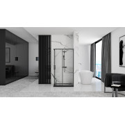 Душова Кабіна Rea Punto Black 80x100 REA-K4806