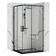 Душова Кабіна Rea Punto Black 80x100 REA-K4806