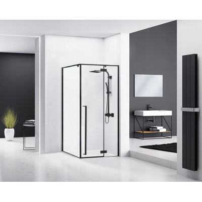 Душова Кабіна Fargo 80x100 Black Mat REA-K6950 Душова Кабіна Fargo 80x100 Black Mat REA-K6950