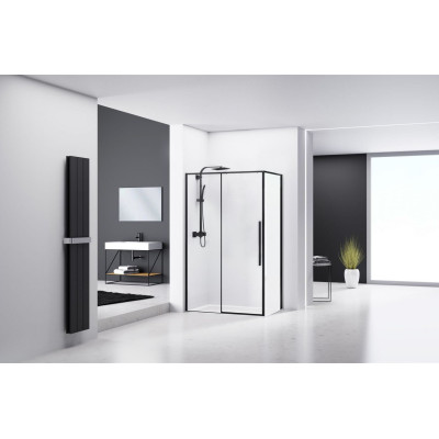 Душова Кабіна SOLAR BLACK MAT 80x100 REA-K6310 Душова Кабіна SOLAR BLACK MAT 80x100 REA-K6310