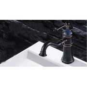 Змішувач для Умивальника Rea Vintage Old Black Низький REA-B0226