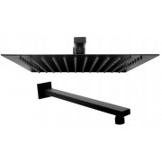 Верхній Душ Rea Ultra Slim Square 30x30 Чорний МАТ REA-P0650