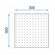 Верхній Душ Rea Ultra Slim Square 30x30 Чорний МАТ REA-P0650