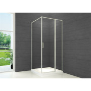 Душова кабіна Rea Slim ATRIUM SQUARE 80x100 Хроме REA-K8004