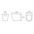 Унітаз Rea Carlo Mini Rimless Flat Чорний REA-C8936 Унітаз Rea Carlo Mini Rimless Flat Чорний REA-C8936