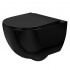Унітаз Rea Carlo Mini Rimless Flat Чорний REA-C8936 Унітаз Rea Carlo Mini Rimless Flat Чорний REA-C8936