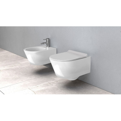 Унітаз Rea Tores Rimless REA-C1001 Унітаз Rea Tores Rimless REA-C1001