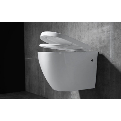 Унітаз Rea Carlo Mini Romless ABS REA-C1000 Унітаз Rea Carlo Mini Romless ABS REA-C1000